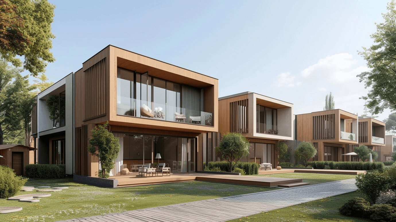 Contemporary residential property architecture